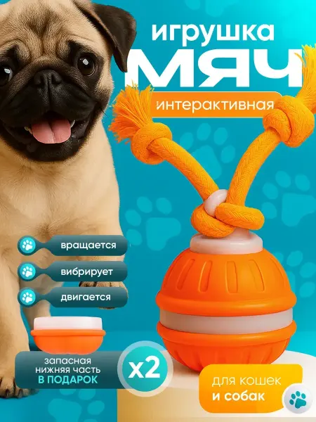 ValescoHome Универсальная игрушка-шар для игр с кошками и собаками