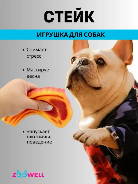 Zoowell Резиновая игрушка для дрессировки собак