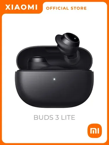 Наушники беспроводные Xiaomi Redmi Buds 3 lite Black, bluetooth наушники с микрофоном и шумоподавлением, черные(m2110e1)