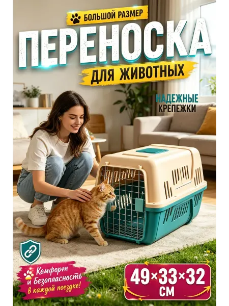 Вентилируемая переноска для кошек обеспечивает комфорт