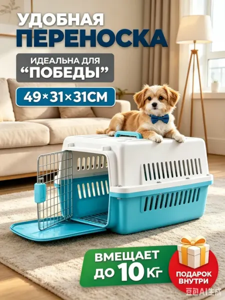 Подходит для кошек, собак и маленьких кроликов