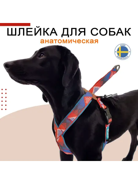 Шлейка для собак малых, средних и крупных пород