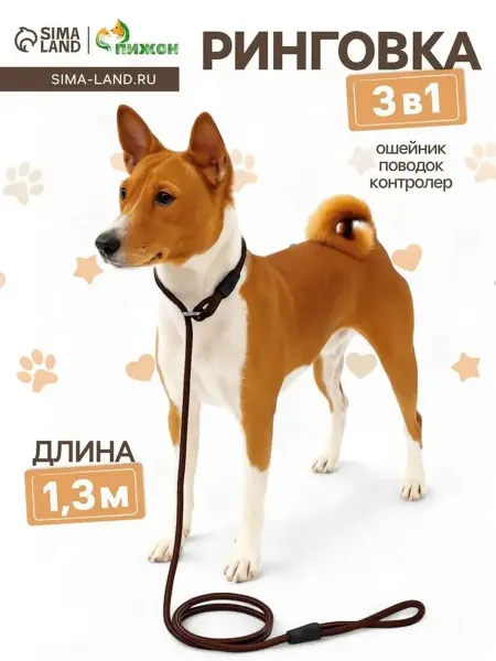 Элегантный поводок для собак средней и мелкой породы