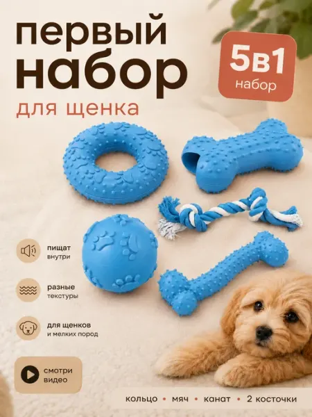 ГавГарин Набор игрушек для собак 5 штук