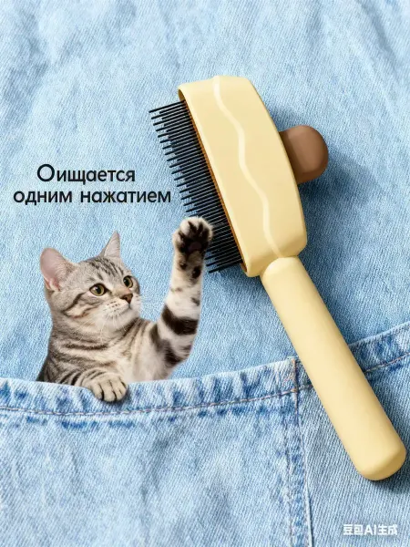 Силиконовая расческа для собак