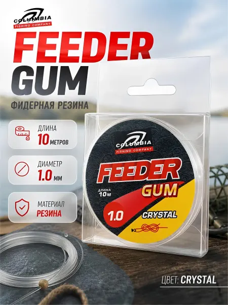 Columbia fishing company Фидергам для рыбалки прозрачный 1.0