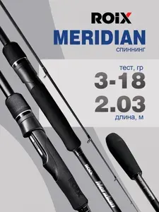 Roix Спиннинг Meridian RMS-682ML 3-18 гр 2,03 м для рыбалки