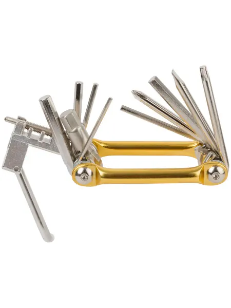 FIT FINCH INDUSTRIAL TOOLS Набор велосипедный для мелкого ремонта CrV, 11 функций