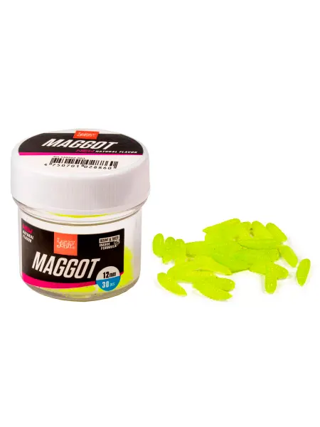 Lucky John Насадки искусст. съедоб. Pro Series MAGGOT RED опарыш 12мм