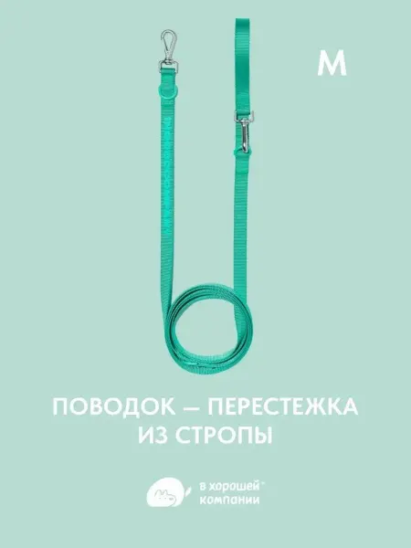 IN GOOD COMPANY Поводок для собак средних и крупных пород, кошек, енотов 3м