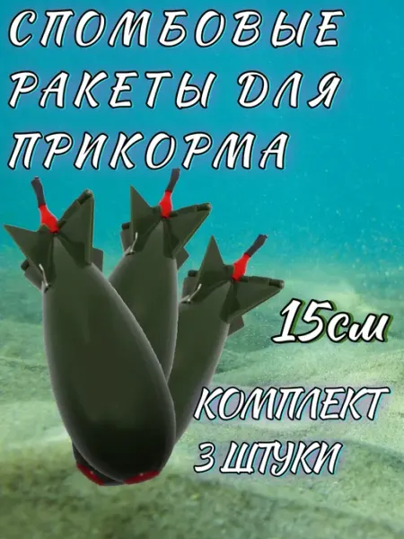 ASIANFISH Кормушка рыболовная автоматическая ракета 2шт 15см