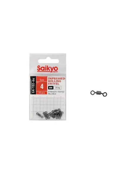 Saikyo Вертлюг SA-102-04 ( 1упк. по 10 шт.)
