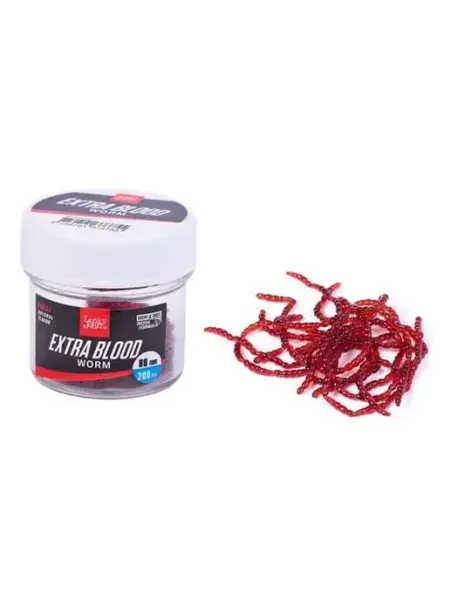 Lucky John Насадки искусственные съедобные Pro Series EXTRA BLOOD