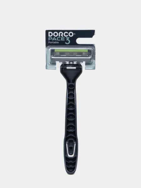 Бритва одноразовая DORCO PACE 3, на карте, 1 шт