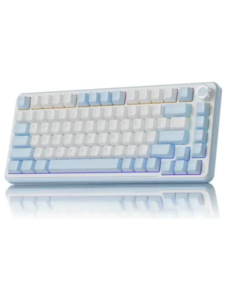 Механическая клавиатура EWEADN GS75 White-Blue с 3 режимами…