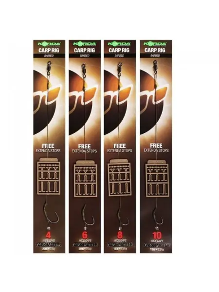 Korda Готовый карповый поводок снасти Корда 30lb Размер 2 1шт