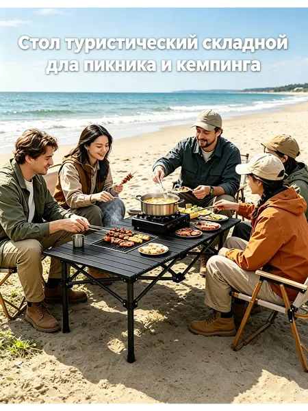 Стол туристический лёгкий 3,2 кг в рюкзак