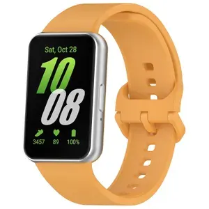 Ремешок силиконовый для Samsung Galaxy fit 3 желтый