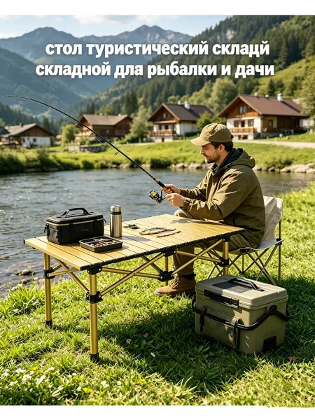 Стол раскладной для шашлыков и чаепития