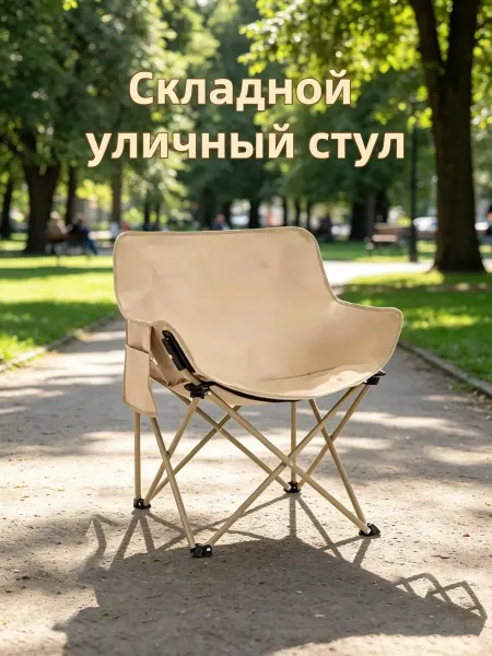 Складное кресло-скорлупка для отдыха