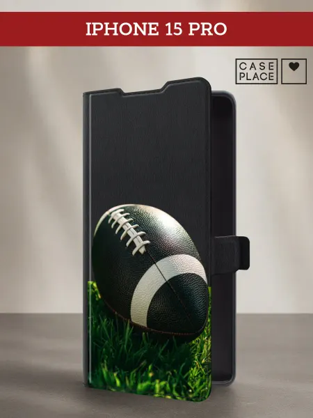 Case Place Чехол-книжка на iPhone 15 Pro эстетичный