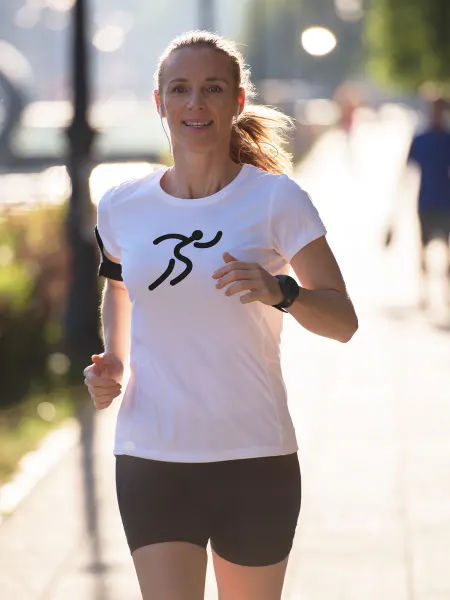 Фанни спорт бег Футболка "для утренней пробежки"