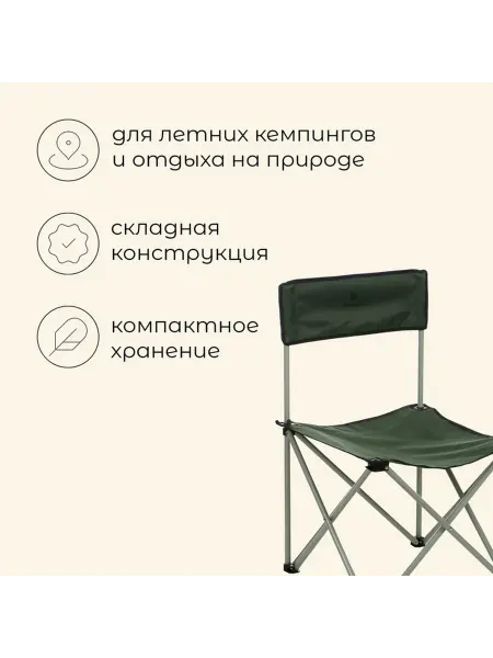 Удобное складное кресло для отдыха и путешествий