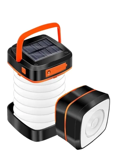 Фонарь-лампа с аккумулятором и солнечной батареей, powerbank, 3 режима, IPX5