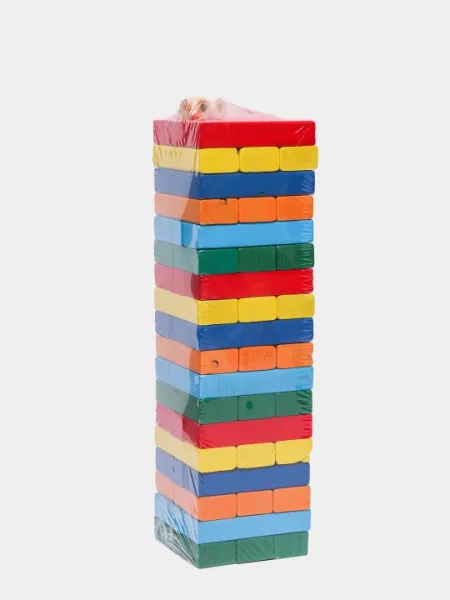 Настольная игра Jenga, для развития логики, деревянная, от 3 лет