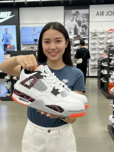 Nike Кроссовки демисезонные AIR JORDAN 4 retro спортивные