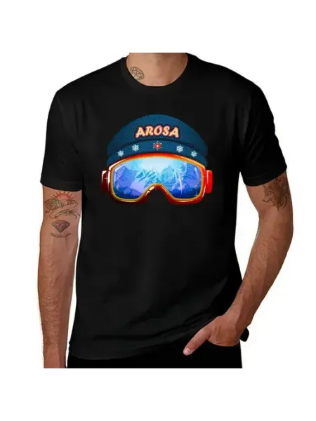 Футболка з лыжным? акулярам? Arosa Switzerland
