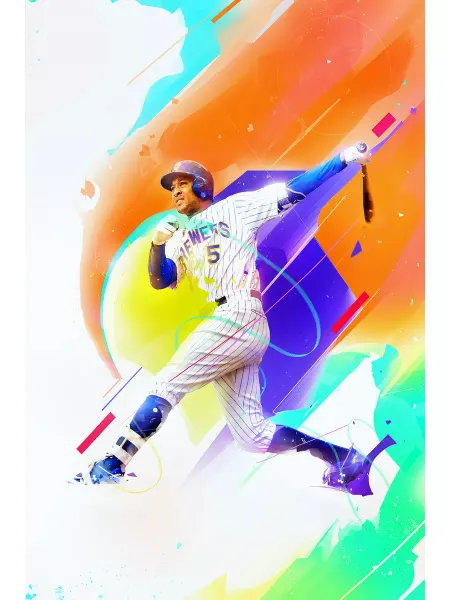 Red Hot Chili Sport Постер "Colorful sports. Бейсбол"