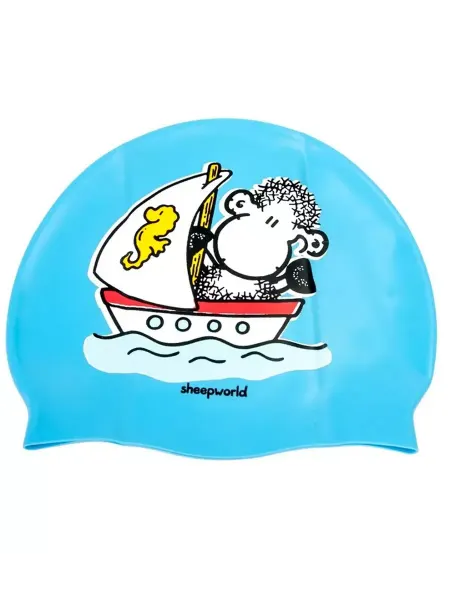 FASHY Шапочка для плавания силиконовая детская Sheepworld