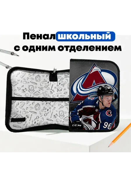 Школьный пенал хоккейный клуб Колорадо Эвеланш
