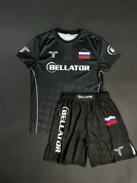 Shabanov.store Рашгард спортивный комплект 2в1 bellator для единоборств
