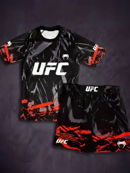 Shabanov.store Рашгард спортивный комплект 2в1 UFC