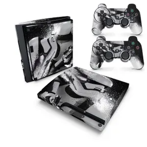 Наклейка Star Wars для игровой приставки Sony PlayStation 3 Slim полный комплект геймпады