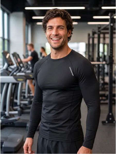 CROSS sport Рашгард для единоборств, зала, фитнеса с плоскими швами
