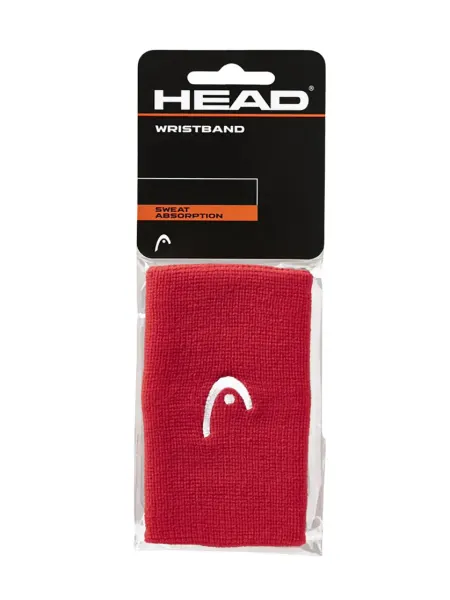 HEAD Напульсники спортивные для тенниса, 2шт красные