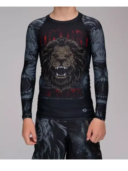 RUSCO SPORT Рашгард спортивный Lion для мма, детский