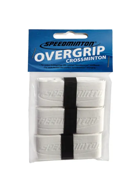 Unbranded Обмотка для ракетки Speedminton Overgrip белая, 3шт