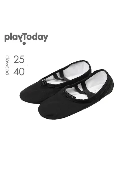 PlayToday Чешки хлопковые гибкие балетки для гимнастики и танцев