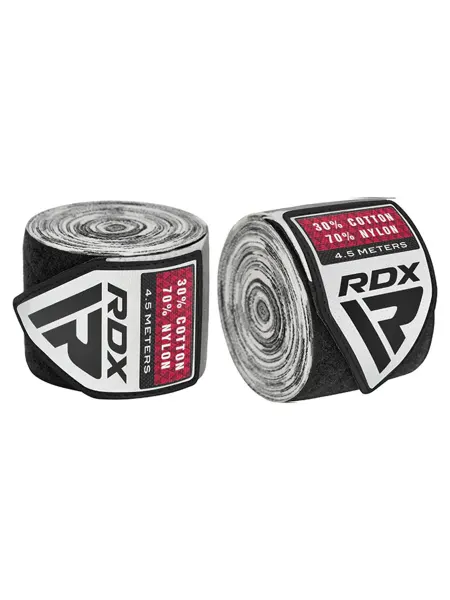 RDX Бинты боксерские, цвет серый камуфляж