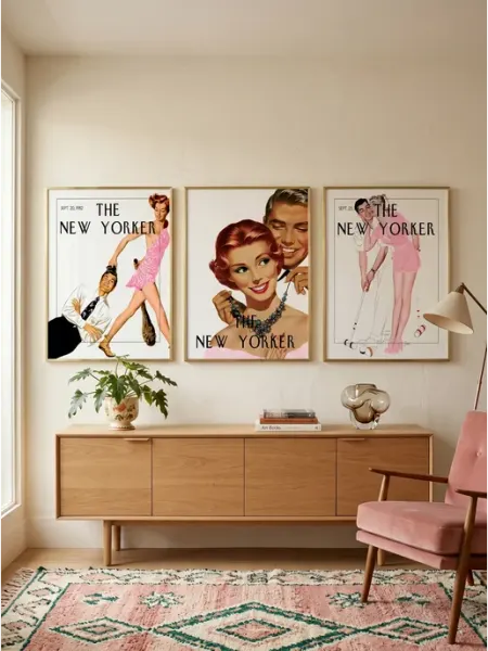 Набор из 3х постеров А3 - The New Yorker Vintage