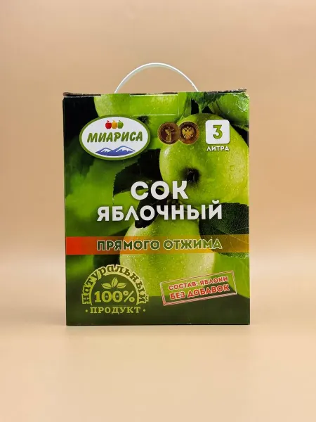 WATAWAKKAL Сок яблочный натуральный 3 литра