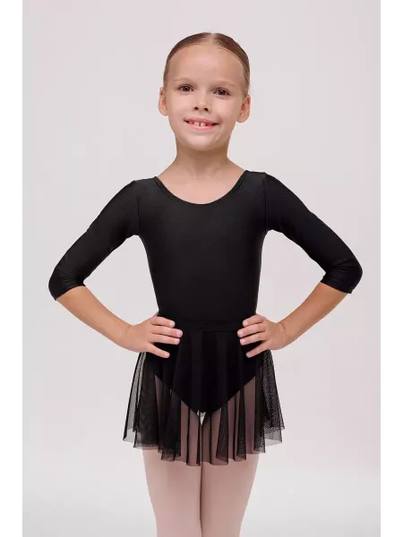 SOKLAKOVA Юбка из сетки для танцев и гимнастики черная