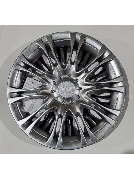 Колпаки автомобильные X5 серебристые 14 4 шт