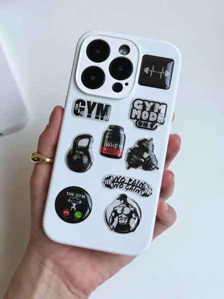 Объемные 3d стикеры наклейки Спорт зал