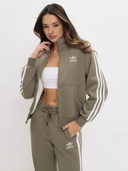Adidas Теплая спортивная толстовка на молнии
