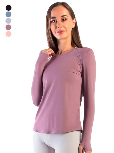 Beautybody Apparel Лонгслив спортивный V-Pro Pale Pink